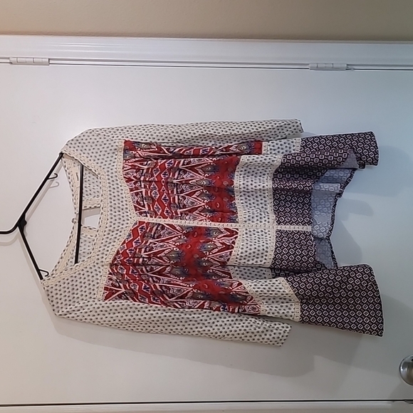 Freeway Women's Boho Top Size Medium - Picture 1 of 12